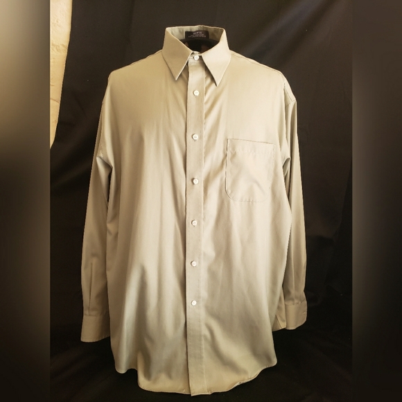 Croft and Barrow Long Sleeve Button-down 17.5 34/35.  FF102 - Picture 1 of 5